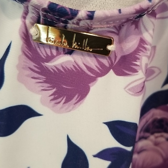 💕NICOLE MILLER💕 Pintuck Pleat One-Piece Swimsuit - Picture 8 of 10